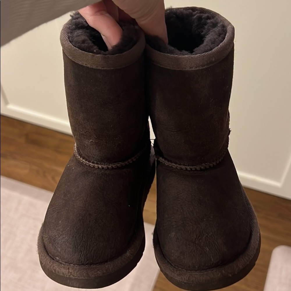 Brown toddler UGG boots